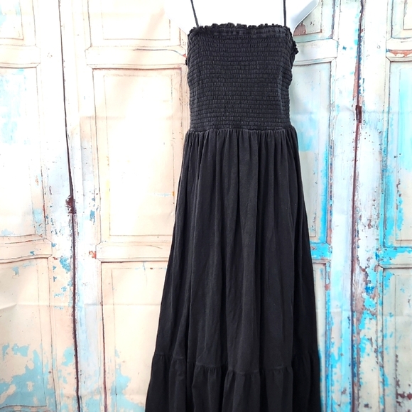 Anthropologie Smocked Flounced Maxi Sun Dress - Picture 3 of 9